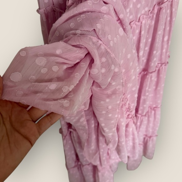 Misa | Cassandra Off-Shoulder Tiered Maxi Dress | Size XS (Fits S) | NWT - Picture 10 of 11